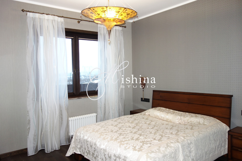 Шторы в загородный дом в восточном стиле