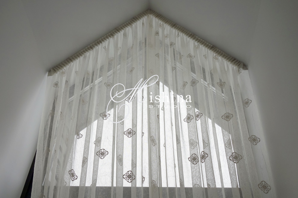 Шторы в загородный дом в восточном стиле