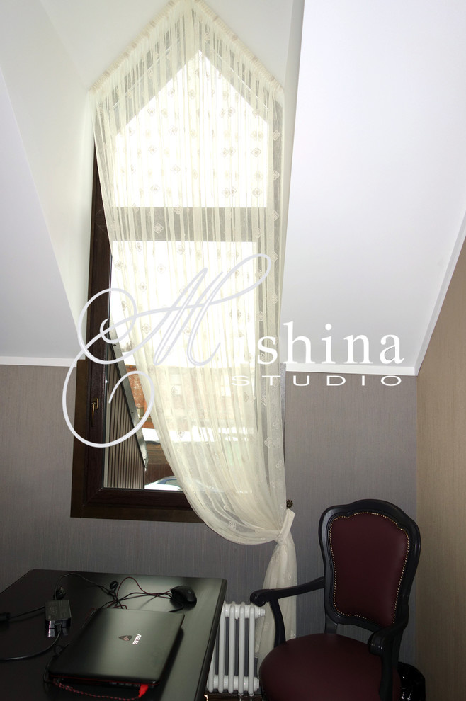 Шторы в загородный дом в восточном стиле