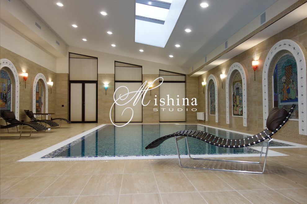 Шторы в загородный дом в восточном стиле