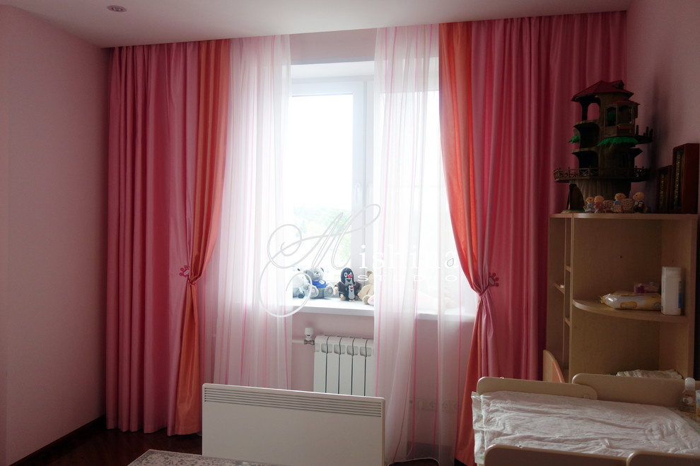 Обложка проекта: Розовые шторы для маленькой принцессы