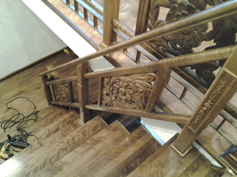 Деревянная лестница