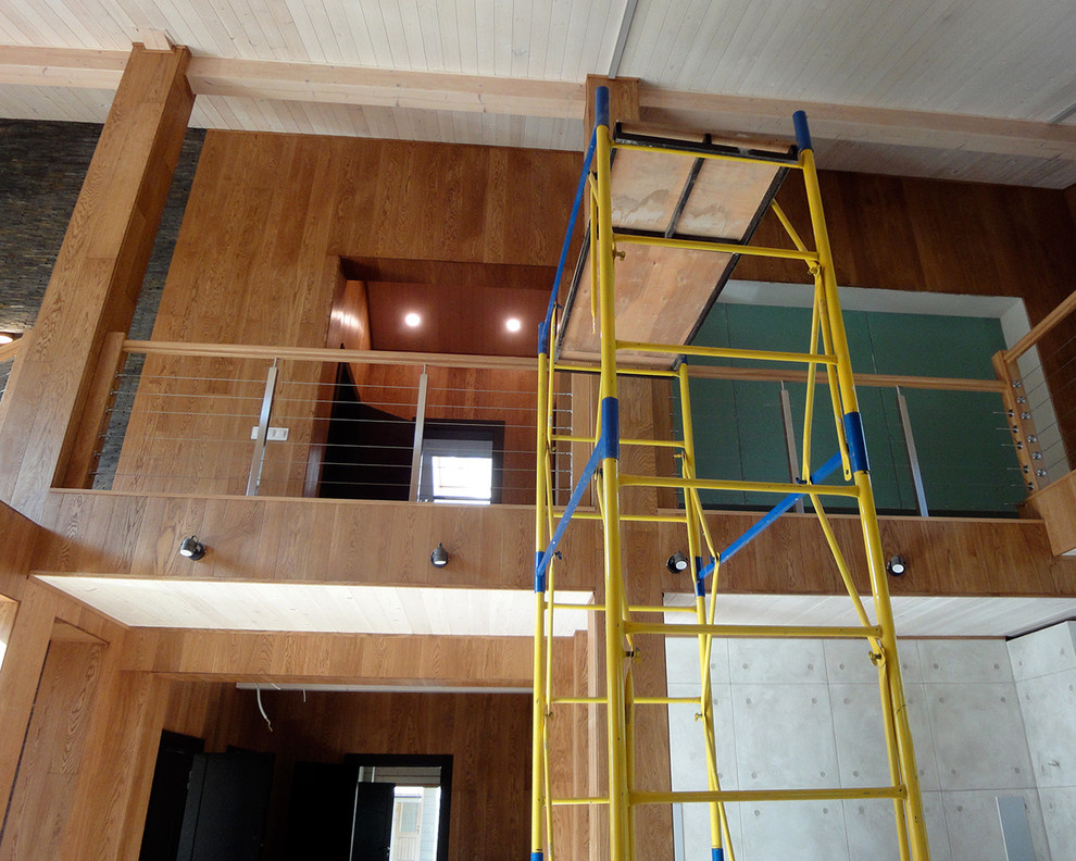 Лестница на второй этаж в Комарово