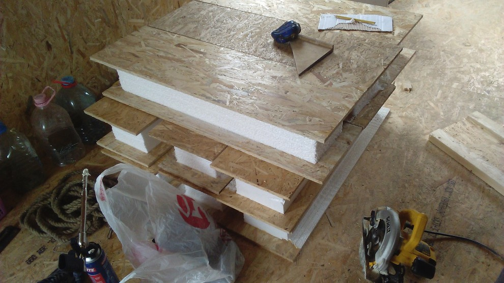 Лестница из СИП-панелей