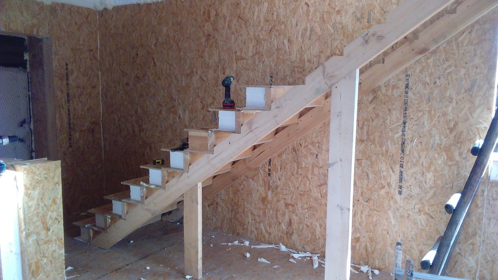 Лестница из СИП-панелей