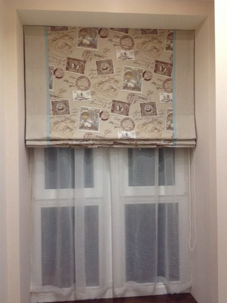 Римские шторы в интерьере