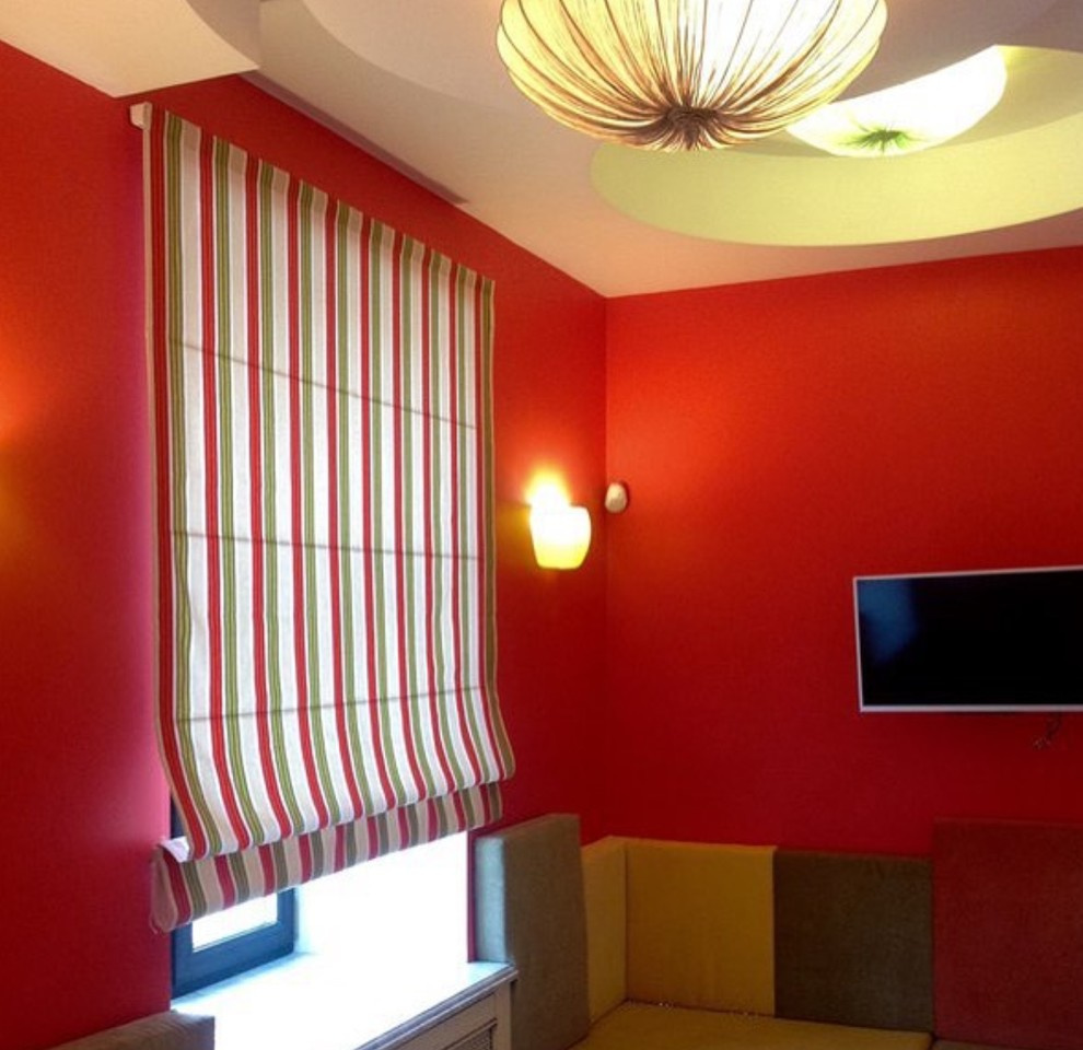 Римские шторы в интерьере