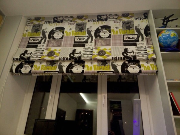 Римские шторы в интерьере