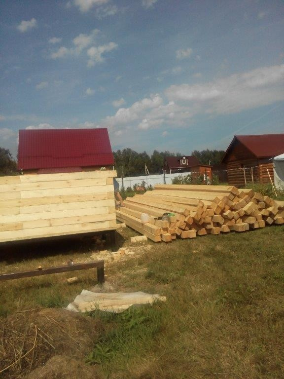 Дома, бани из бревна и бруса