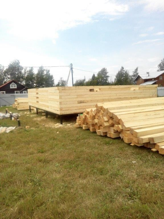 Дома, бани из бревна и бруса