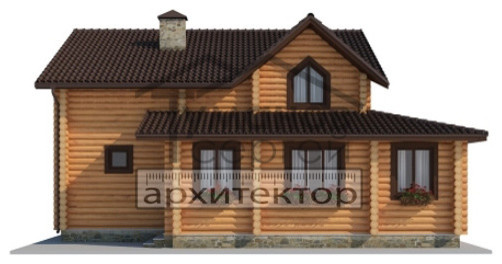ОБ-2150 Дом из Оцилиндрованного бревна