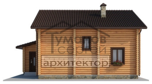 ОБ-2150 Дом из Оцилиндрованного бревна