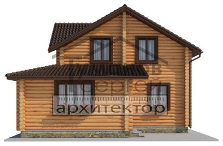 ОБ-2150 Дом из Оцилиндрованного бревна
