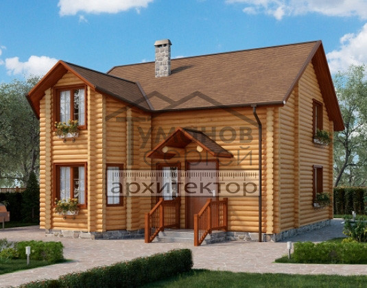 ОБ-2191 Дом из Оцилиндрованного бревна