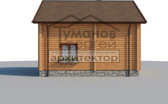 ОБ-2191 Дом из Оцилиндрованного бревна