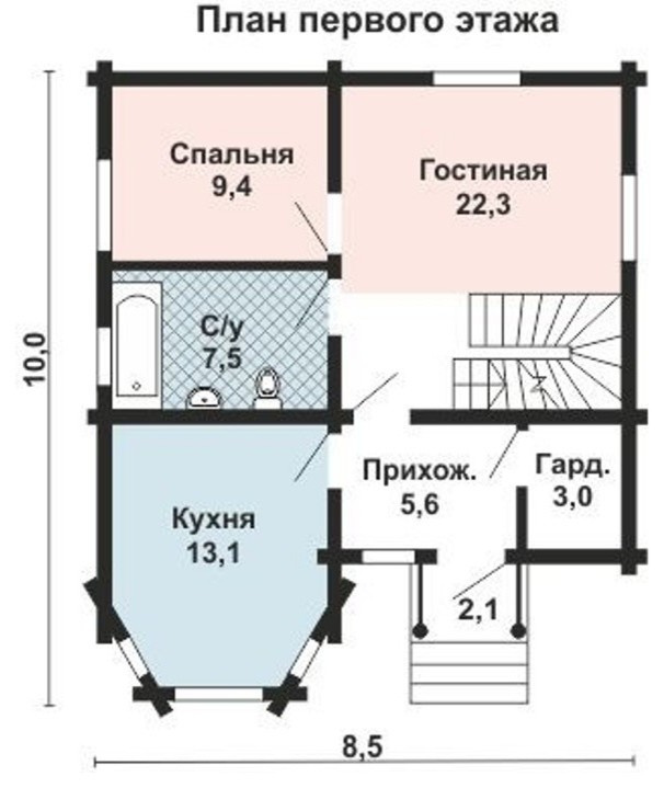 ОБ-2191 Дом из Оцилиндрованного бревна