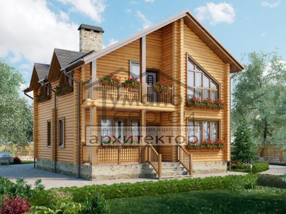 ОБ-2193 Дом из Оцилиндрованного бревна