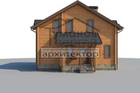 ОБ-2193 Дом из Оцилиндрованного бревна