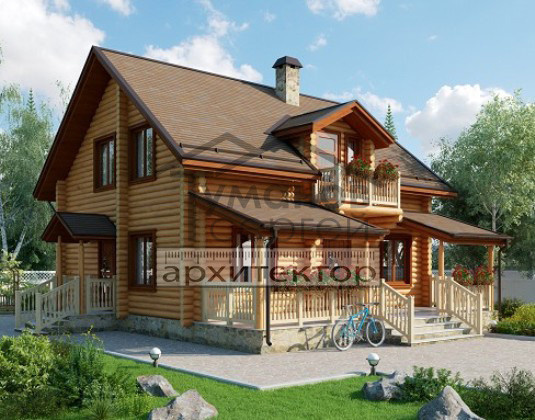 ОБ-2194 Дом из Оцилиндрованного бревна