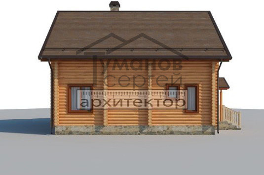 ОБ-2194 Дом из Оцилиндрованного бревна