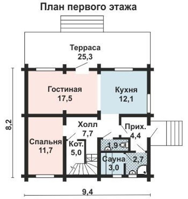 ОБ-2194 Дом из Оцилиндрованного бревна