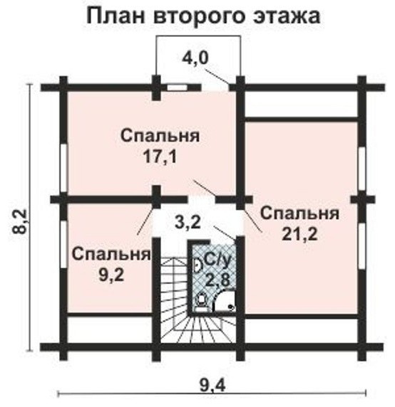 ОБ-2194 Дом из Оцилиндрованного бревна