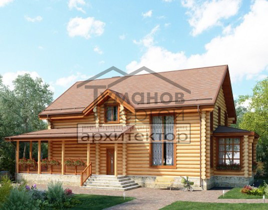 ОБ-2199 Дом из Оцилиндрованного бревна
