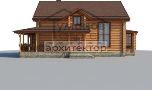ОБ-2199 Дом из Оцилиндрованного бревна