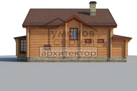 ОБ-2199 Дом из Оцилиндрованного бревна
