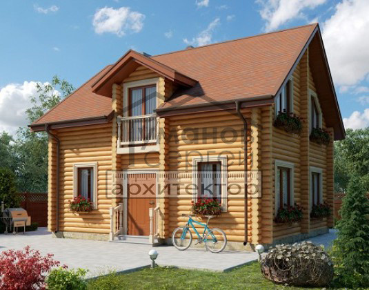 ОБ-2221 Дом из Оцилиндрованного бревна