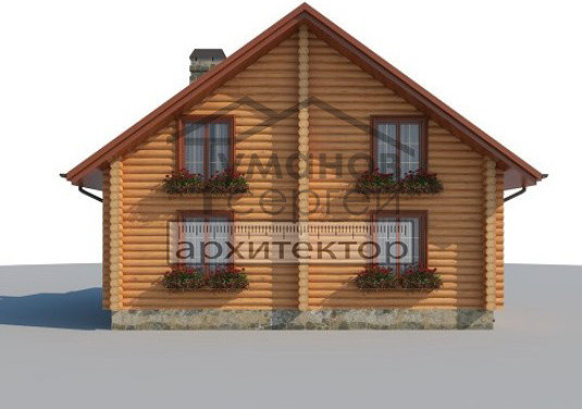 ОБ-2222 Дом из Оцилиндрованного бревна