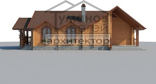 ОБ-2224 Дом из Оцилиндрованного бревна