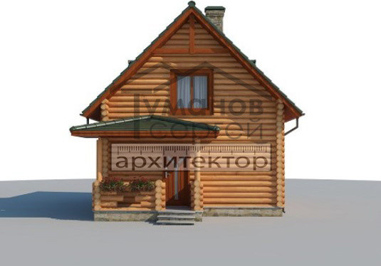 ОБ-2252 Дом из Оцилиндрованного бревна