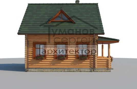 ОБ-2252 Дом из Оцилиндрованного бревна