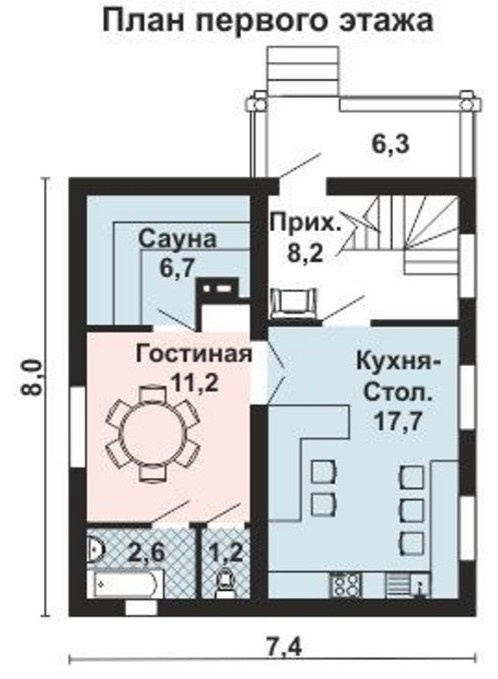 ОБ-2252 Дом из Оцилиндрованного бревна