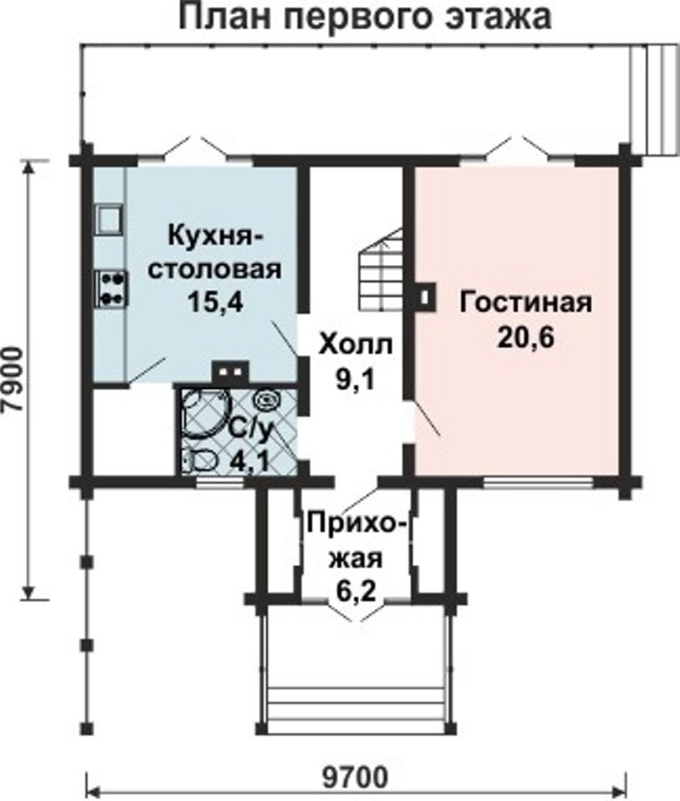 КБ-2015 Дом из Бруса