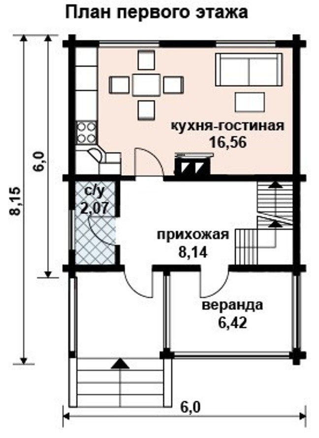КБ-2016 Дом из Бруса