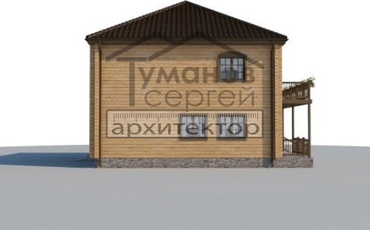КБ-2028 Дом из Бруса