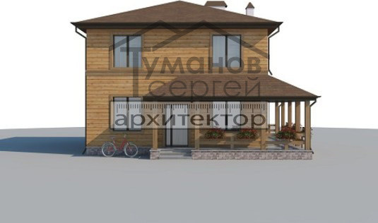 КБ-2039 Дом из Клееного Бруса