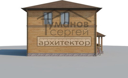 КБ-2039 Дом из Клееного Бруса