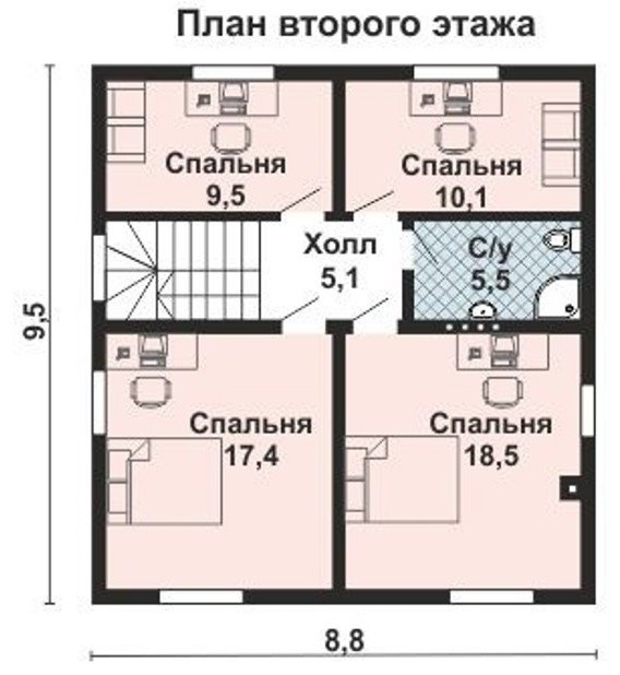 КБ-2039 Дом из Клееного Бруса