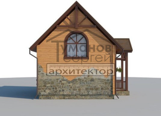 КБ-2043 Дом из Клееного Бруса