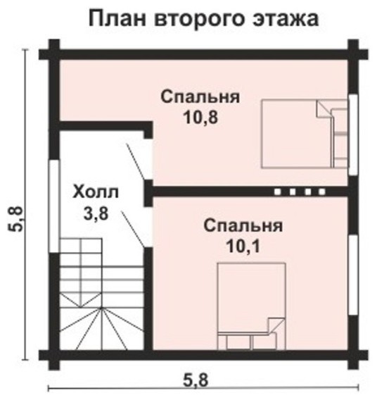 КБ-2043 Дом из Клееного Бруса