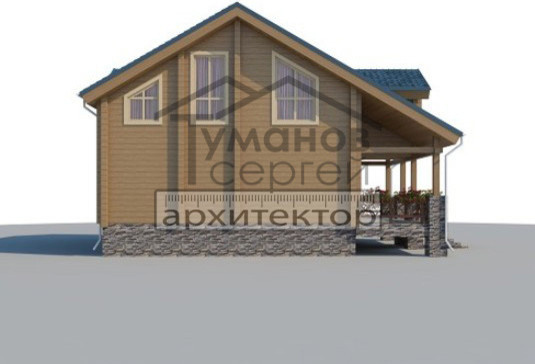 КБ-2062 Дом из Клееного Бруса