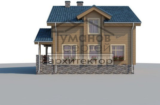 КБ-2062 Дом из Клееного Бруса