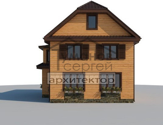 КБ-2084 Дом из Клееного Бруса