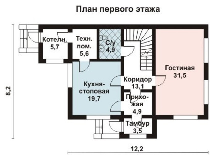 КБ-2084 Дом из Клееного Бруса