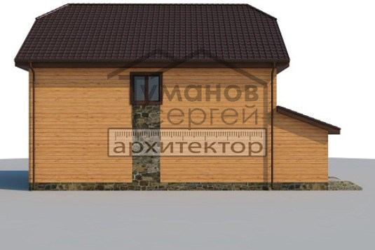 КБ-2084 Дом из Клееного Бруса