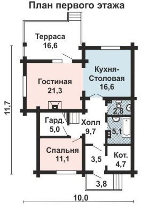 КБ-2123 Дом из Бруса