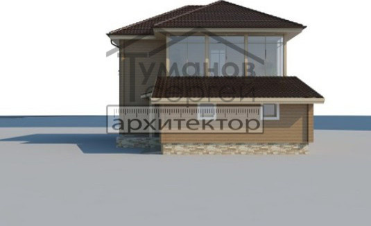 КБ-2153 Дом из Бруса